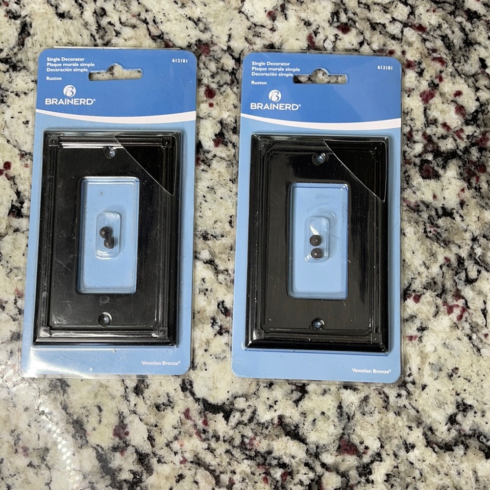 Pair of light switch covers